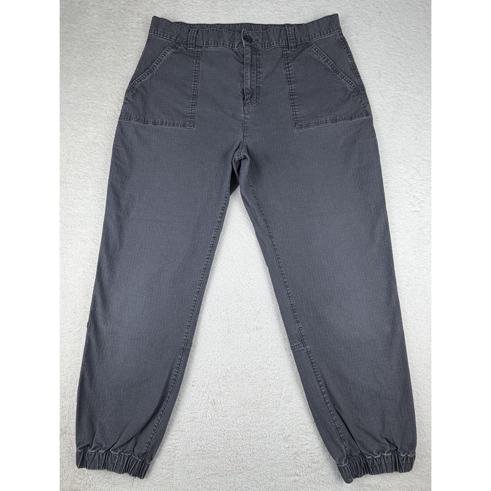 Eddie Bauer Adventurer WOMENS SIZE 12 Stretch Ripstop Ankle Gray Jogger Pants